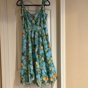 Cute lemon print sundress
